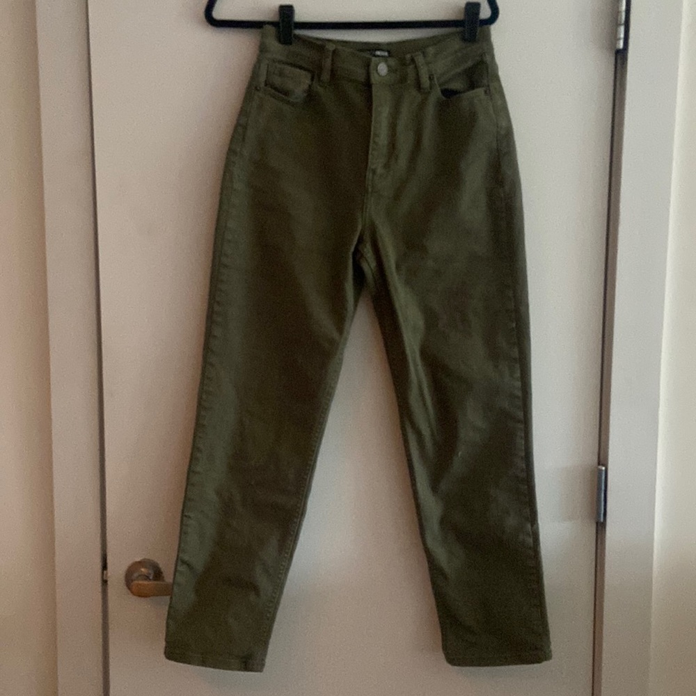 Olive army green jeans